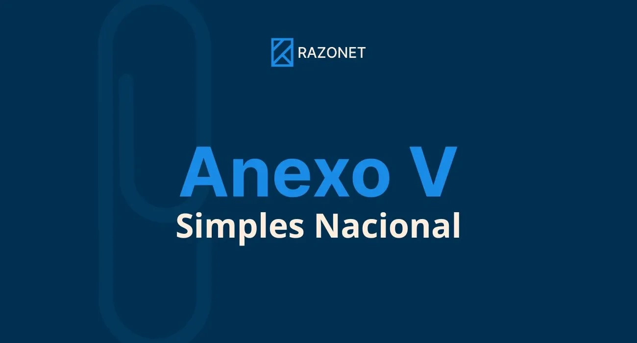Anexo V do Simples Nacional - Capa