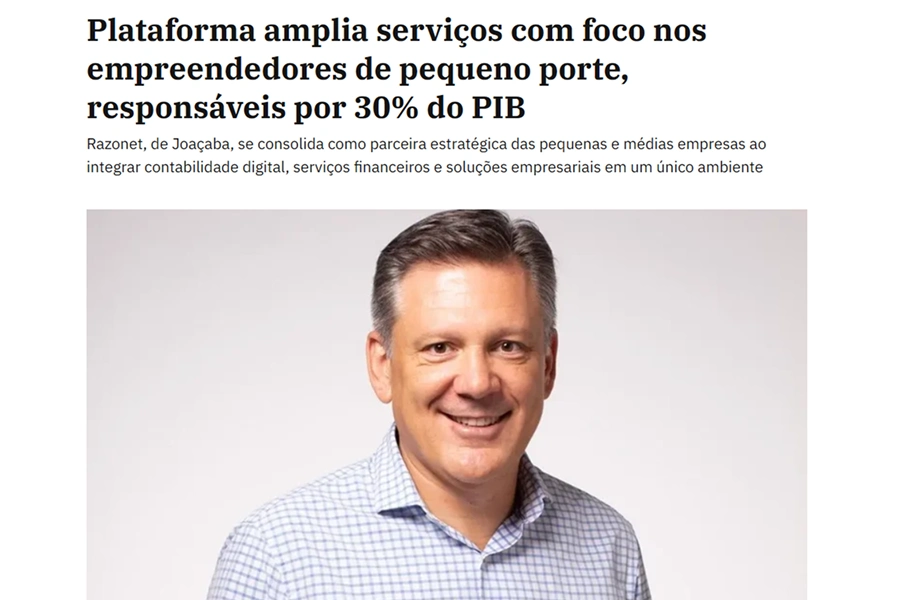 Matéria Razonet na Exame - Ampliação de serviços